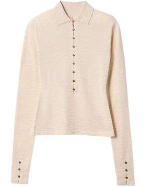 Jacquemus Tops ,Polo Shirts - Naturel