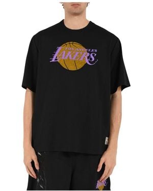Purple Brand La Lakers Mesh T-Shirt - Schwarz