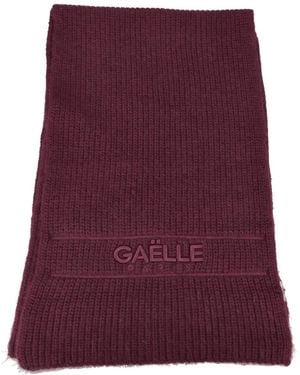 Gaelle Paris Accessoires ,Rood ,Wol Sjaal Van Angoramix - Paars