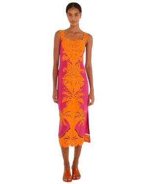FARM Rio Midi Dresses - Rouge