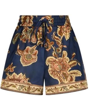 Zimmermann Aster Relaxed Short - Blauw