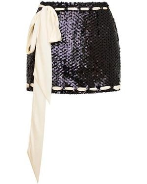 LoveShackFancy Short Skirts - Black