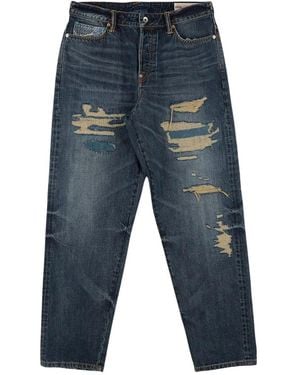 Evisu Straight Jeans - Azul