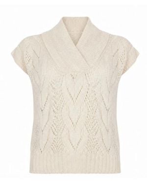 D.exterior V-Neck Knitwear - Blanco