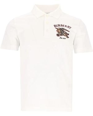 Burberry Polo Shirts - Blanco