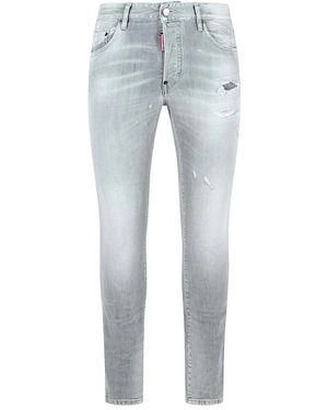 DSquared² Jeans ,Grijs ,Slim-Fit Jeans - Blauw