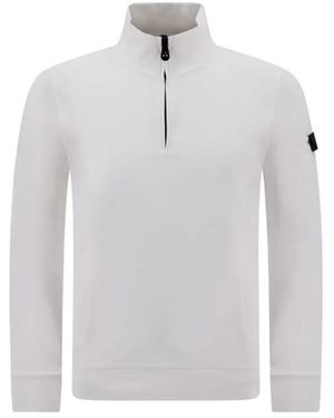 Peuterey Weißer Half Zip Sweater