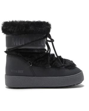 Moon Boot Ltrack Low Faux-Fur - Schwarz