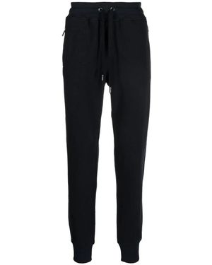 Dolce & Gabbana Pantaloni da ginnastica blu navy con coulisse - Nero