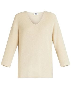 Marina Rinaldi V-Neck Knitwear - Wit