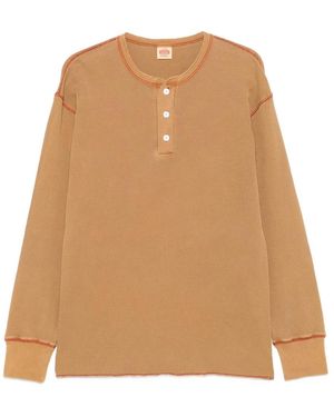 Gramicci Waffle Henley - Braun
