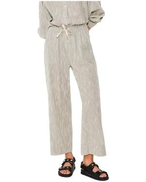 Suncoo Wide Trousers - Natural