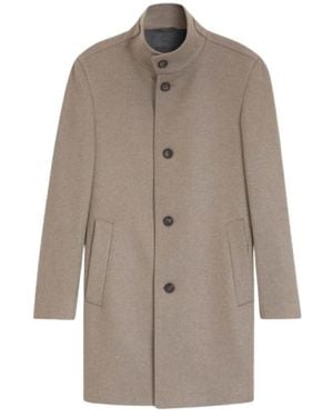 BOSS Single-Breasted Coats - Marrón