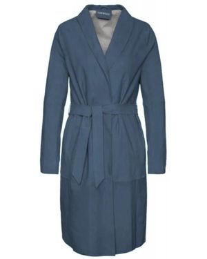 Oakwood Jassen ,Blauw ,Leer Stefania Leren Jas
