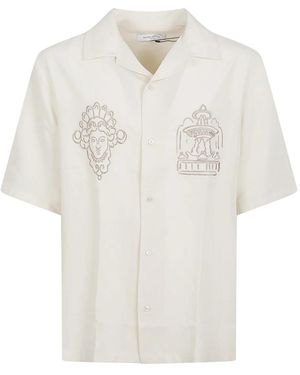 Maison Kitsuné Short Sleeve Shirts - Blanco