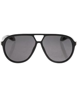 McQueen Accessoires ,Zwart ,Aviator Zonnebril - Grijs