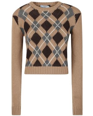Prada Cashmere Knitwear - Marrón