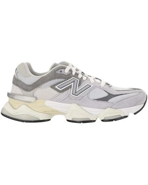 New Balance Fitness ,Veelkleurig ,Leer 9060 Sneakers - Grijs