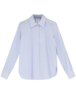 Max Mara Poplin Shirt - Blau