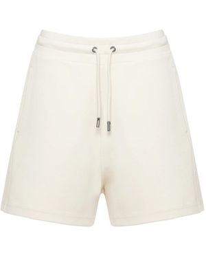 Woolrich Korte Broeken ,Wit ,Katoen Interlock Shorts