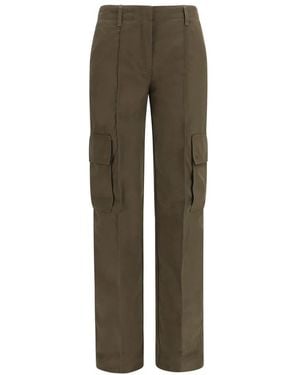 Burberry Gabardine Cargobroek - Groen
