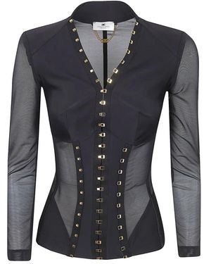 Elisabetta Franchi Light Jackets - Blue