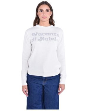 MC2 Saint Barth Round-Neck Knitwear - White
