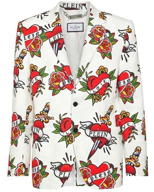 Philipp Plein Blazer Love - Rot