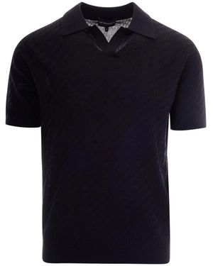 Emporio Armani Polo Shirts - Black