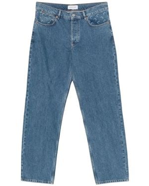 Marine Serre Moon Laser Loose Denim Jeans - Blauw