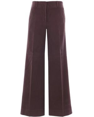 Incotex Wide Trousers - Morado