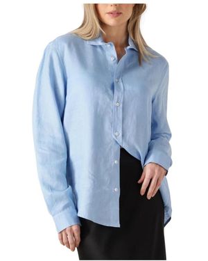 Resort Finest Overhemden ,Blauw ,Katoen Blouse