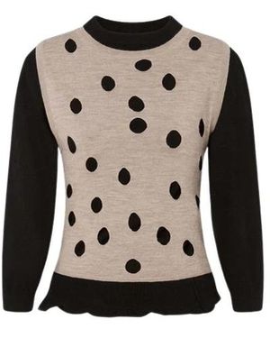 Moschino Round-Neck Knitwear - Black