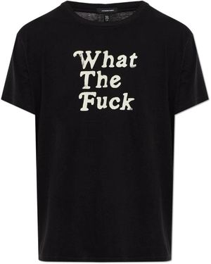 R13 T-Shirts - Negro