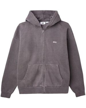 Obey Zip-Throughs - Grey
