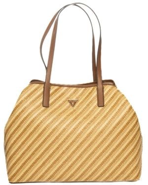 Guess Vikky Raffia Maxi Shopper - Naturel