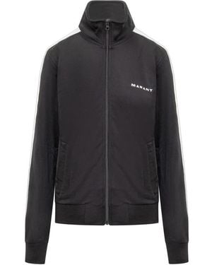 Isabel Marant Hoodies & Sweatvesten ,Zwart ,Katoen Ronny Sweatshirt