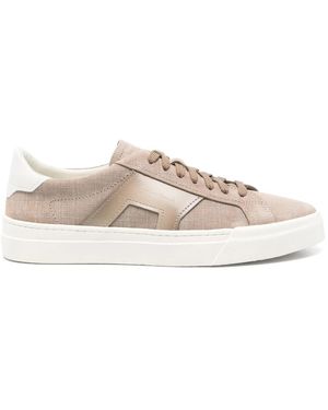 Santoni Trainers - Natural