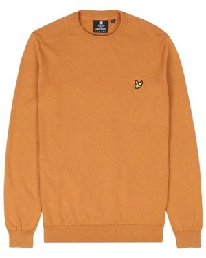 Lyle & Scott Round-Neck Knitwear - Orange
