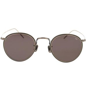 Eyevan 7285 Accessoires ,Geel ,Zonnebril - Bruin