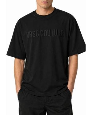 Versace Tops ,Zwart ,Katoen Vrsc Couture T-Shirt