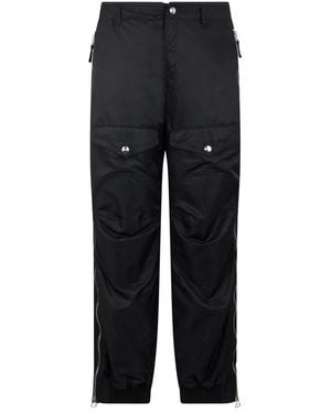 Moschino Straight Trousers - Black