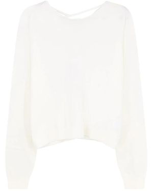 Aspesi Round-Neck Knitwear - White