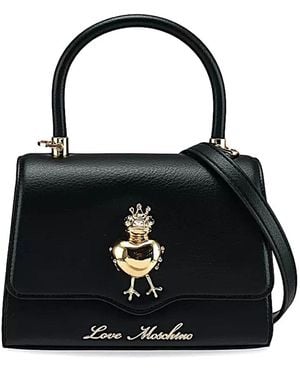 Love Moschino Stilvolle Borsa Handtasche - Schwarz