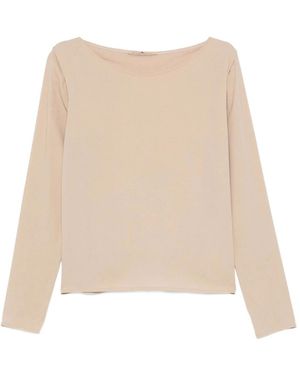 Ermanno Scervino Long Sleeve Tops - Natural