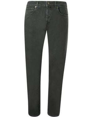 Incotex Slim-Fit Jeans - Black