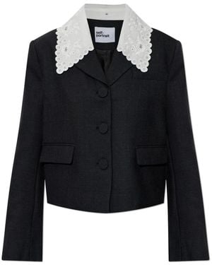Self-Portrait Blazers - Black