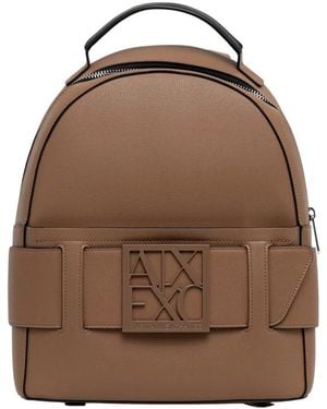 ARMANI EXCHANGE Kompakter Rucksack - Braun