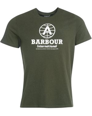 Barbour International Archive A7 T-shirt Est - Green