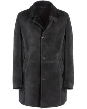 Gimo's Single-Breasted Coats - Black